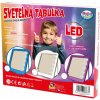 Made Tabulka LED svítící na baterie modrá