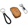 Prívesok na kľúče, Koža, Hnedá, Jeep Wrangler JL, Jeep Gladiator JT Prívesok na kľúče, Koža, Hnedá, Jeep Wrangler JL, Jeep Gladiator JT