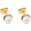 iZlato Forever Perlové náušnice z kolekcie Wedding Jewelry v žltom zlate 5mm IZ20379 iZlato Forever Perlové náušnice z kolekcie Wedding Jewelry v žltom zlate 5mm IZ20379
