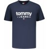 Pánske tričko Tommy Hilfiger, modré 2XL Blu Pánske tričko Tommy Hilfiger, modré 2XL Blu