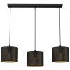 Luminex | Luster na lanku LOFT SHADE 3xE27/60W/230V čierna/zlatá | LU5253 Luminex | Luster na lanku LOFT SHADE 3xE27/60W/230V čierna/zlatá | LU5253
