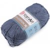 Pletacia priadza Eco - cotton XL 200 g jeans žihaný 1ks Pletacia priadza Eco - cotton XL 200 g jeans žihaný 1ks