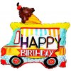 Balón fóliový Happy birthaday - Auto Balón fóliový Happy birthaday - Auto