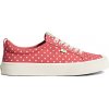 Cariuma OCA Low Watermelon Canvas White Polka Dots Sneaker