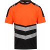 Regatta HI-VIS tričko TRS280 Black/Orange 4XL