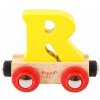 Bigjigs Rail Vagónik drevenej vláčikodráhy - Písmeno R Bigjigs Rail Vagónik drevenej vláčikodráhy - Písmeno R