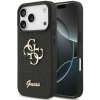 Guess PU Fixed Glitter 4G Metal Logo Zadní Kryt pro iPhone 17 Pro Black Guess PU Fixed Glitter 4G Metal Logo Zadní Kryt pro iPhone 17 Pro Black