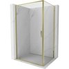 MEXEN/S - Exo sprchovací kút dvere krídlové 75 x 100, transparent, zlato 8181-075-100-50-00 MEXEN/S - Exo sprchovací kút dvere krídlové 75 x 100, transparent, zlato 8181-075-100-50-00