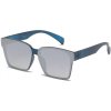 RECTANGLE USA Ploché zrkadlové Slnečné okuliare Modré RECTANGLE USA Ploché zrkadlové Slnečné okuliare Modré