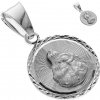 Argento Strieborný prívesok Škapuliar 85606