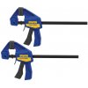 IRWIN QUICK-GRIP Mini jednoruční svěrka 150mm (2 ks) IRWIN QUICK-GRIP Mini jednoruční svěrka 150mm (2 ks)