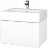 Dreja Kúpeľňová skrinka VARIANTE SZZ 60 pre úmyvadlo Duravit Vero - M01 Biela mat / M01 Biela mat