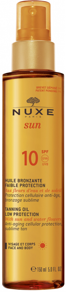 Nuxe Sun olej na opaľovanie na tvár a telo SPF10 150 ml