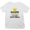 Najstaršie dieťa - to ja tvorím všetky pravidlá - tričko s potlačou pre batoľatá - Tričkový | 0 | Biela | Baby t-shirt Najstaršie dieťa - to ja tvorím všetky pravidlá - tričko s potlačou pre batoľatá - Tričkový | 0 | Biela | Baby t-shirt
