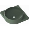 Ravak Yard umývadlo 45x45 cm polokrúhly klasické umývadlo XJX08045000 Ravak Yard umývadlo 45x45 cm polokrúhly klasické umývadlo XJX08045000