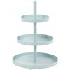 Etažér trojposchodový nerez 35 cm pastelová modrá Etažér trojposchodový nerez 35 cm pastelová modrá