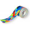yellowSPORT Kineziologická tejpovacia páska dúhový abstrakt 5 cm x 5 m