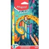 MAPED Pastelky Jungle Fever Jumbo 12ks MAPED Pastelky Jungle Fever Jumbo 12ks