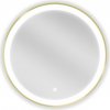 Mexen Esso, okrúhle LED podsvietené kúpeľňové zrkadlo 60 cm, 6000K, vykurovacia podložka proti zahmlievaniu, zlatý rám, 9825-060-060-611-50 Mexen Esso, okrúhle LED podsvietené kúpeľňové zrkadlo 60 cm, 6000K, vykurovacia podložka proti zahmlievaniu, zlatý rám, 9825-060-060-611-50