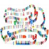 Kruzzel 9397 Drevené domino farebné 1080 ks Kruzzel 9397 Drevené domino farebné 1080 ks