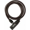 Max1 zámok špirála 1200x8 mm čierny Max1 zámok špirála 1200x8 mm čierny