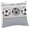 Obliečka na vankúš FUTBAL šedá 40x40 cm Made in Italy Obliečka na vankúš FUTBAL šedá 40x40 cm Made in Italy