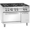 Plynový sporák 6 hořáků s plynovou troubou, 1200x900x900 mm | BARTSCHER, 2952291 inox Plynový sporák 6 hořáků s plynovou troubou, 1200x900x900 mm | BARTSCHER, 2952291 inox