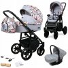 Detský kočík 3v1 BabyLux COLORLUX – športový kočík, vanička, autosedačka, kvetinový vzor Detský kočík 3v1 BabyLux COLORLUX – športový kočík, vanička, autosedačka, kvetinový vzor
