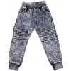 Bavlnené tepláky JEANS - čierne - 152 Bavlnené tepláky JEANS - čierne - 152