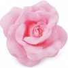 Brošňa / ozdoba ruža Ø6 cm - 1 ks 7 ružová sv. púdrová Brošňa / ozdoba ruža Ø6 cm - 1 ks 7 ružová sv. púdrová