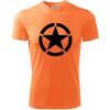 Army hvězda - Pánske tričko Fantasy športové - 3XL ( Neon mandarine ) Army hvězda - Pánske tričko Fantasy športové - 3XL ( Neon mandarine )