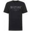 Pánske tričko bavlnené MUSTANG Style Alex Čierne Logo Potlač 5XL Pánske tričko bavlnené MUSTANG Style Alex Čierne Logo Potlač 5XL