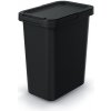 Systema Basic Flap Kôš odpadkový čierny s vekom 10 l