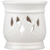 Aromalampa keramická biela s plamienkami 107x114mm Aromalampa keramická biela s plamienkami 107x114mm