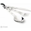 GSI Outdoors Stainless 3 pc. Ring Cutlery set príboru GSI Outdoors Stainless 3 pc. Ring Cutlery set príboru
