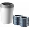 Kôš na plienky s náplňami Tommee Tippee sivý Kôš na plienky s náplňami Tommee Tippee sivý