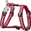 Postroj RD 15 mm x 36-54 cm - White Spots on Red Postroj RD 15 mm x 36-54 cm - White Spots on Red