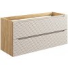 ArtCom Skrinka pod umývadlo OCEAN Beige 82-120-2S | 120 cm ArtCom Skrinka pod umývadlo OCEAN Beige 82-120-2S | 120 cm