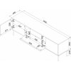 Cama RTV skříň EF + krb černá TRESSE 180x40x54,5 matná zelená Cama RTV skříň EF + krb černá TRESSE 180x40x54,5 matná zelená