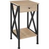 tectake 404452 odkladací stolík dayton 35x35x70,5cm - industrial svetlé drevo, dub sonoma tectake 404452 odkladací stolík dayton 35x35x70,5cm - industrial svetlé drevo, dub sonoma