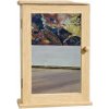 Skrinka na kľúče so zrkadlom – prírodné drevo, 27,5 × 19 × 7 cm (Praktický organizér na kľúče do chodby, predsiene alebo kancelárie) Skrinka na kľúče so zrkadlom – prírodné drevo, 27,5 × 19 × 7 cm (Praktický organizér na kľúče do chodby, predsiene alebo kancelárie)