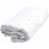 Motherhood Plienka mušelínová BIO XXL Grey and Black Dots 130 x 130