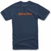 Alpinestars tričko Heritage Logo navy rust Alpinestars tričko Heritage Logo navy rust
