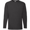 Pánske tričko Fruit of the Loom Valueweight T LS - čierne, L Pánske tričko Fruit of the Loom Valueweight T LS - čierne, L