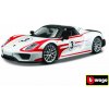 Bburago Race Porsche 918 Weissach biela 1:24 Bburago Race Porsche 918 Weissach biela 1:24