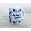 Folklórny hrnček modrý Monika Nápis: Najlepšia manželka Folklórny hrnček modrý Monika Nápis: Najlepšia manželka