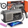 Prenosné rádio Zenwire solárne núdzové s powerbankou a kľukou Prenosné rádio Zenwire solárne núdzové s powerbankou a kľukou