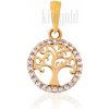 Prívesok strom života zo žltého zlata K619z Prívesok strom života zo žltého zlata K619z