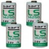 Saft 4x Lithium batéria LS14250 1/2AA 3,6Volt 1200mAh Lithium-Thionylchlorid - originálny Saft 4x Lithium batéria LS14250 1/2AA 3,6Volt 1200mAh Lithium-Thionylchlorid - originálny