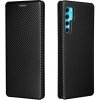 Knižkové puzdro TCL 20 Pro 5G karbonové čierna farba Knižkové puzdro TCL 20 Pro 5G karbonové čierna farba